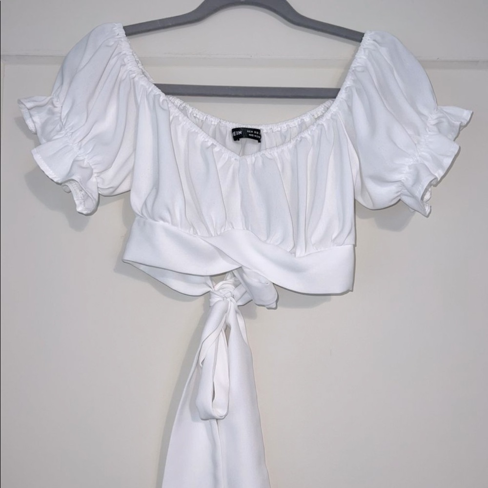 Shein Tie Back Crop Top